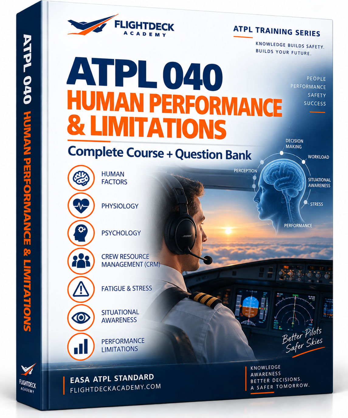 ATPL 040 – Human Performance & Limitations | Complete Course + Question Bank